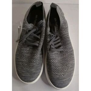 Flatheads Luft Men's Size 11 Gray "Shadow"  Comfort‎ Slip-On Shoes With Ties